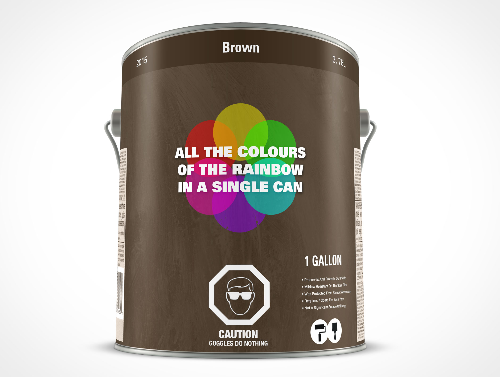 1 Gallon Paint Can Mockup 21r4