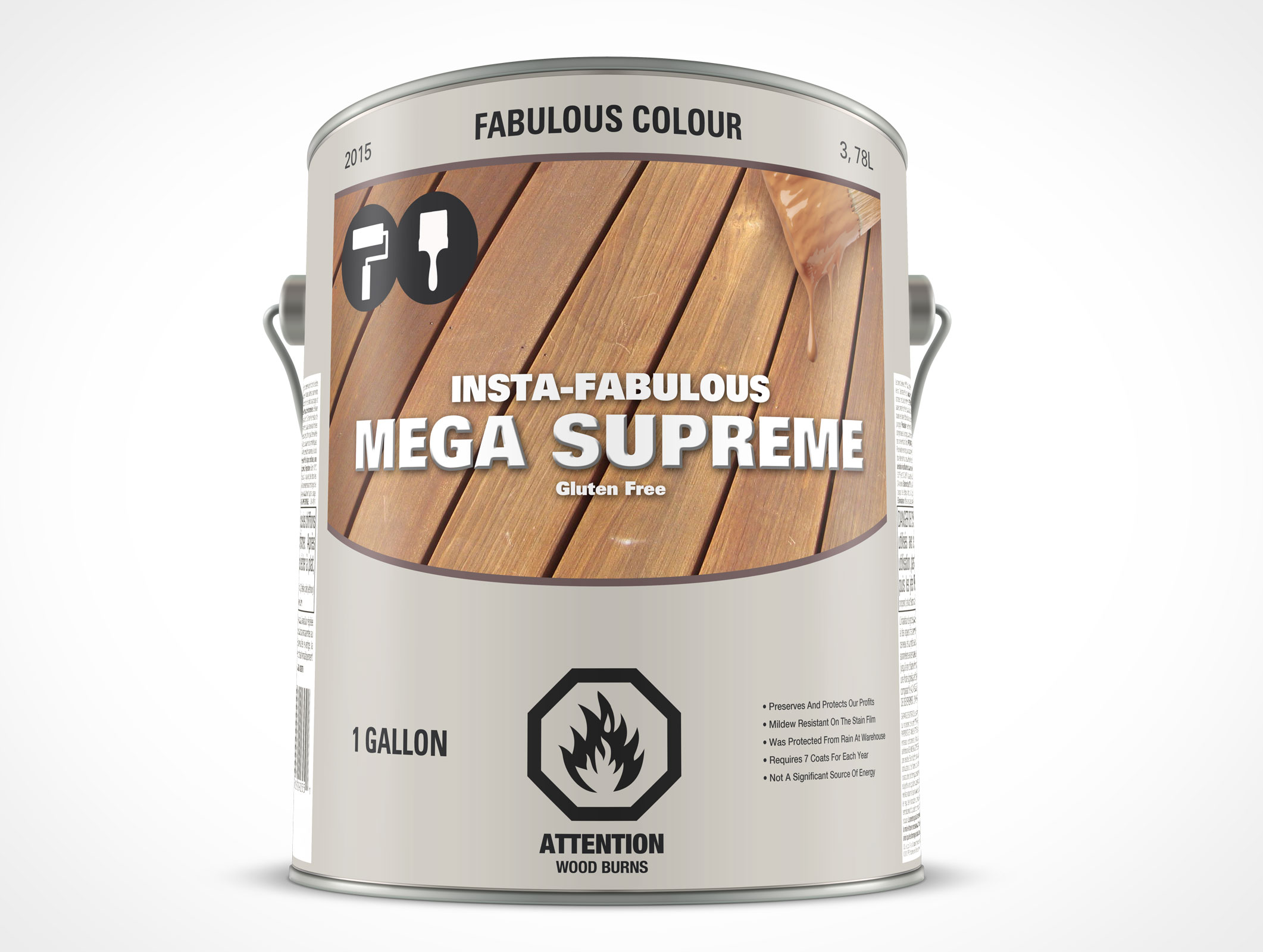 1 Gallon Paint Can Mockup 21r5