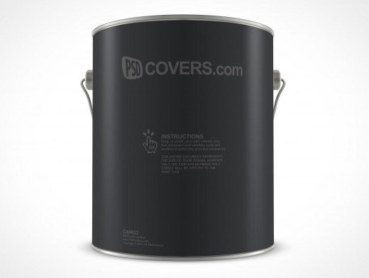1 Gallon Paint Can Mockup 22
