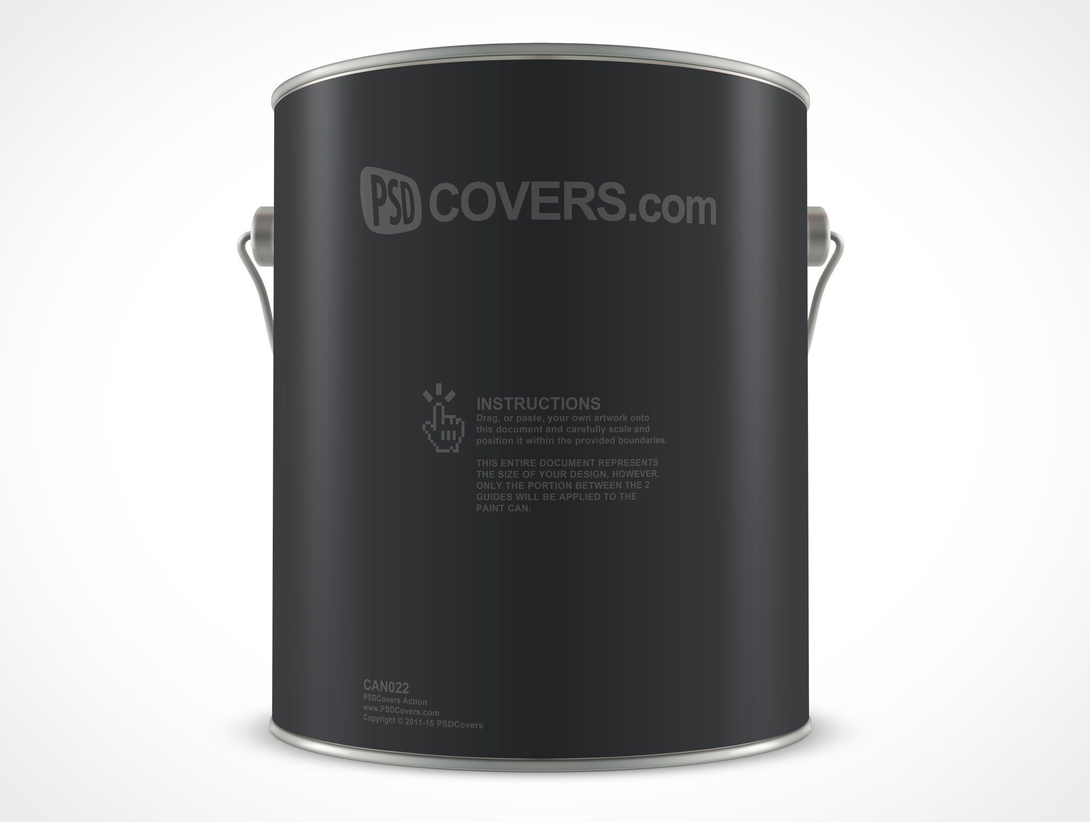 1 Gallon Paint Can Mockup 22