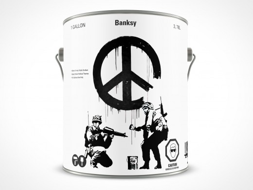 1 Gallon Paint Can Mockup 22r