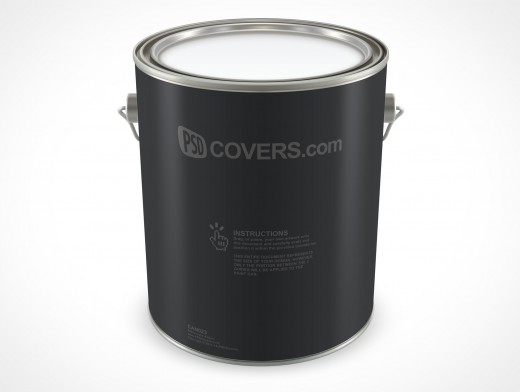 1 Gallon Paint Can Mockup 23