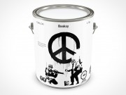 1 Gallon Paint Can Mockup 23r