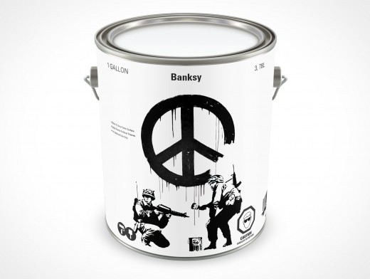 1 Gallon Paint Can Mockup 23r
