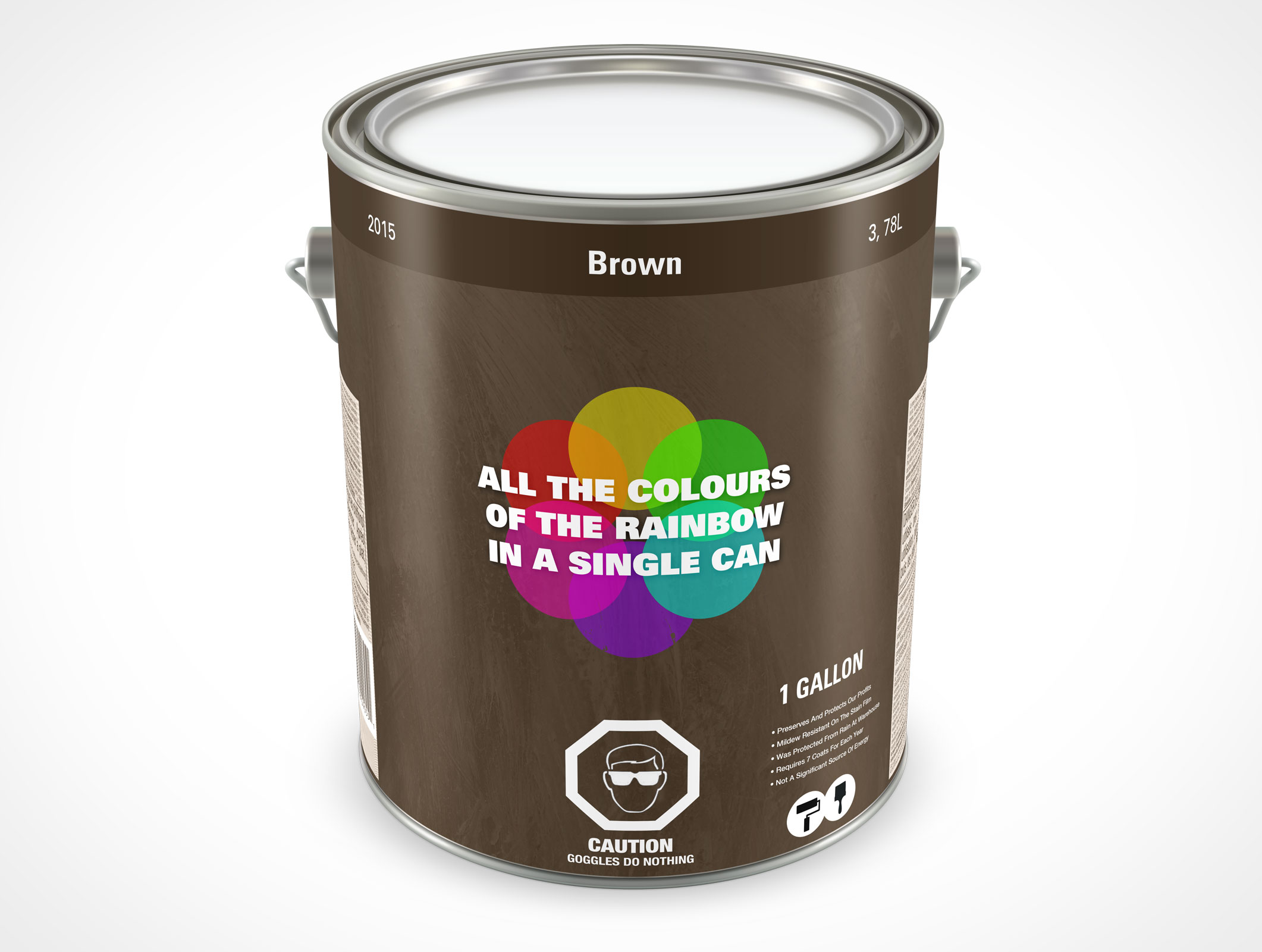 1 Gallon Paint Can Mockup 23r5