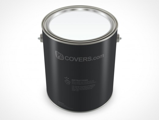 1 Gallon Paint Can Mockup 24