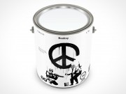 1 Gallon Paint Can Mockup 24r