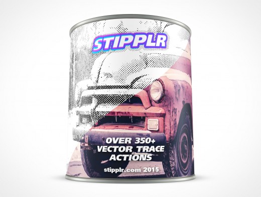 32oz Paint Can Mockup 25r