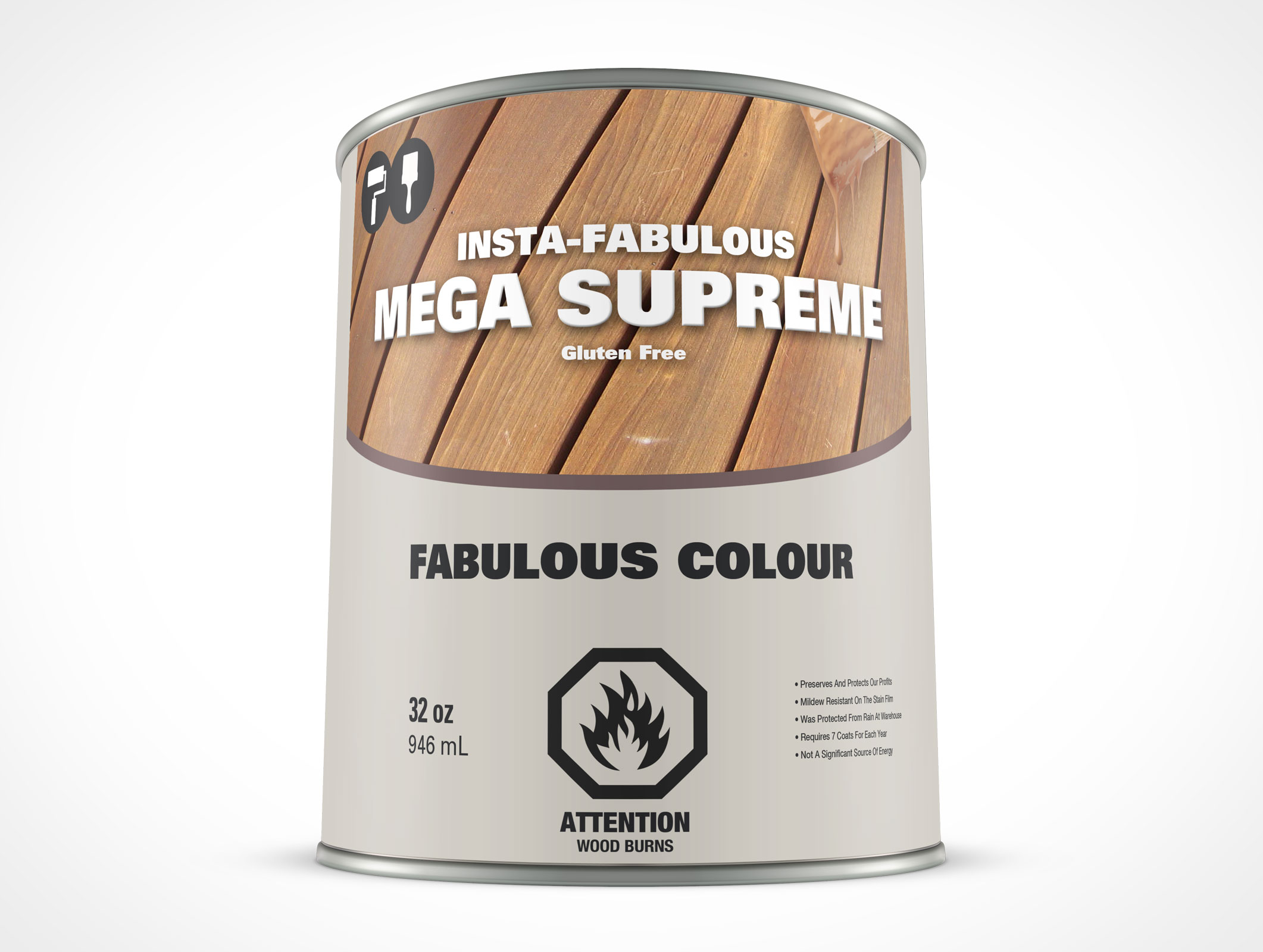 32oz Paint Can Mockup 25r5