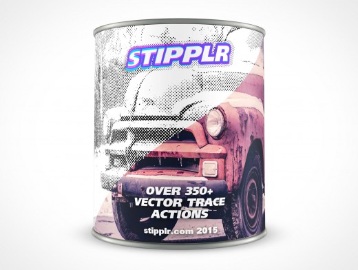 32oz Paint Can Mockup 26r