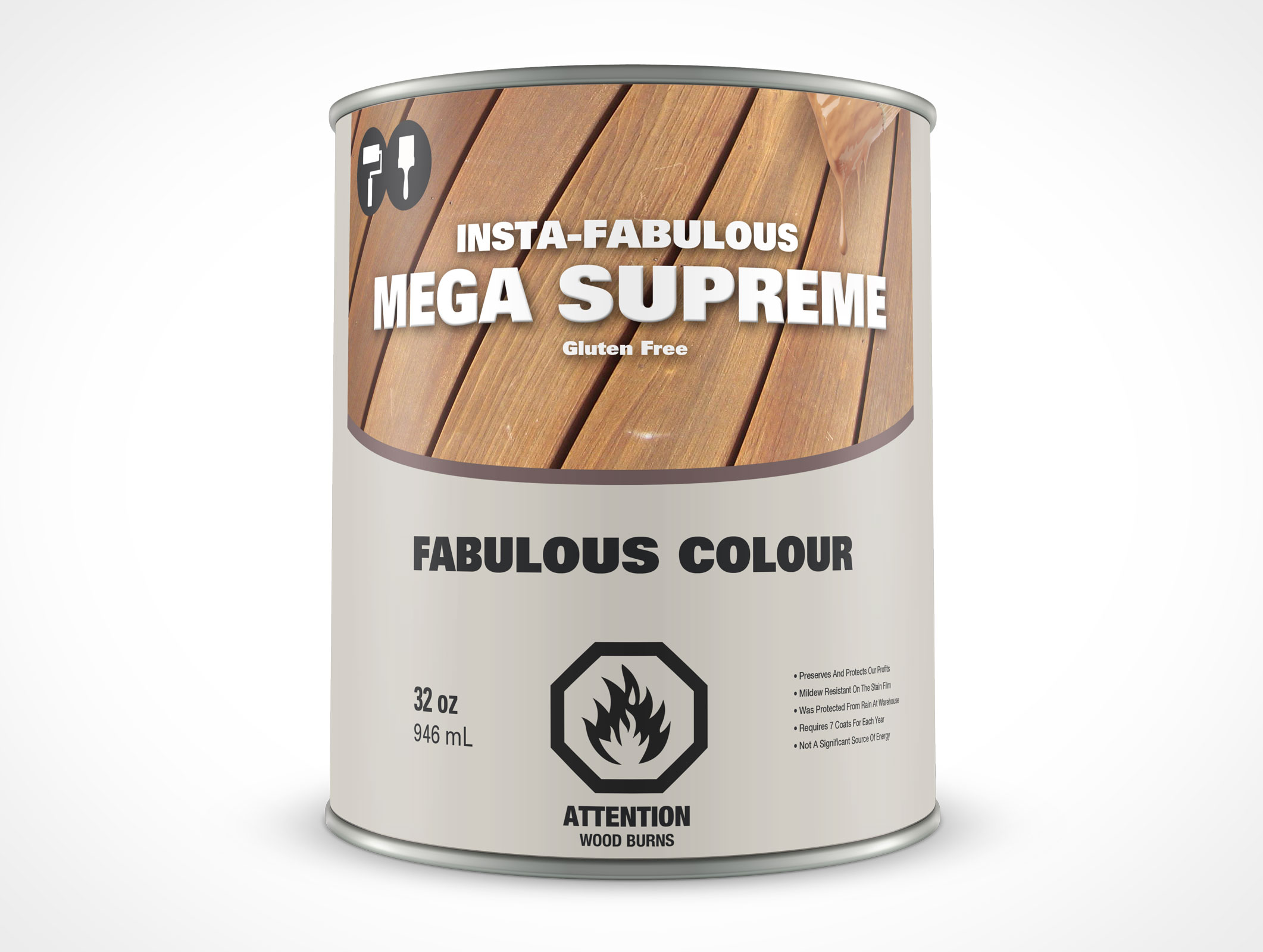 32oz Paint Can Mockup 26r5