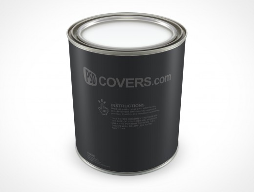 32oz Paint Can Mockup 27