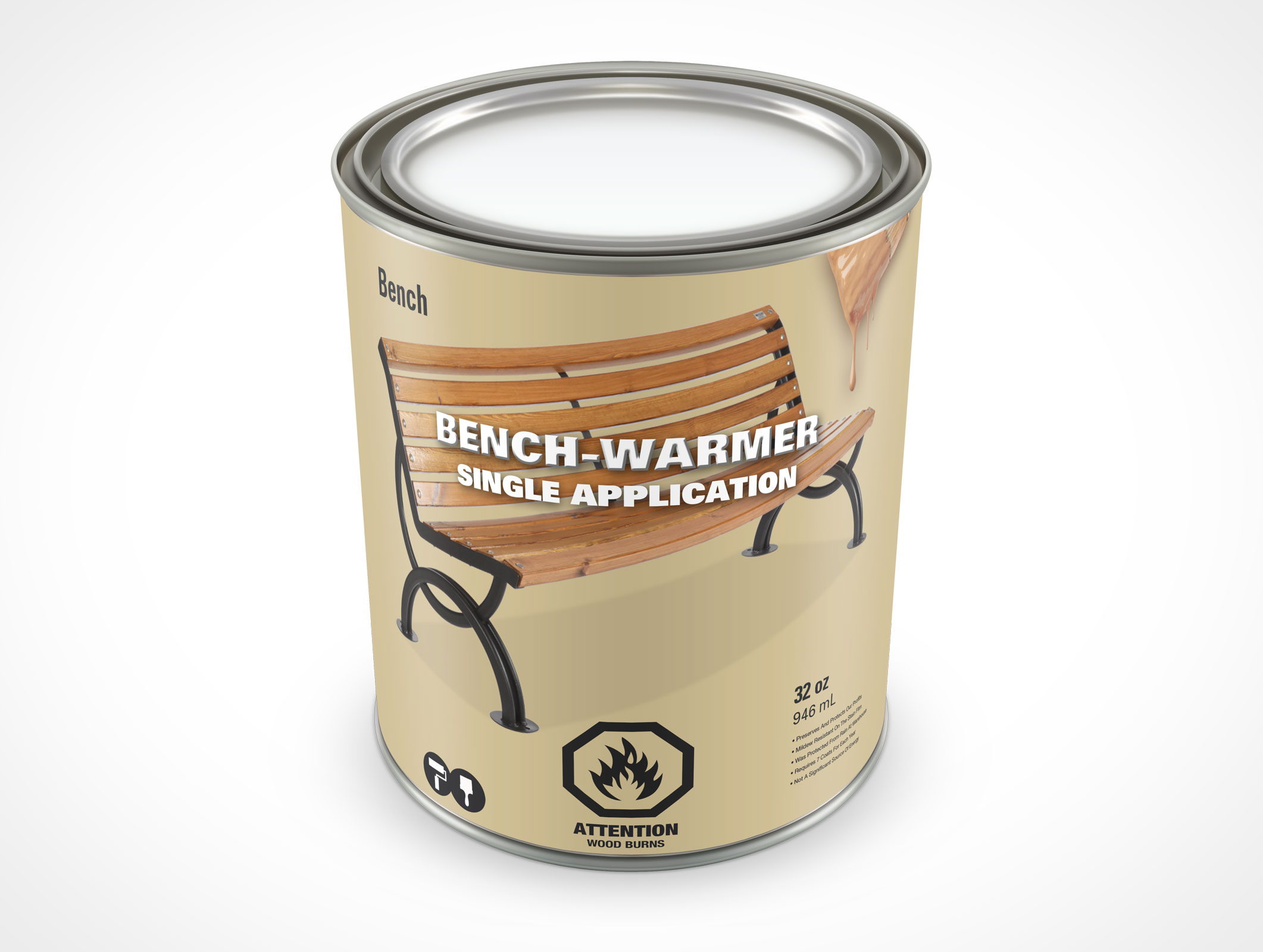 32oz Paint Can Mockup 27r4