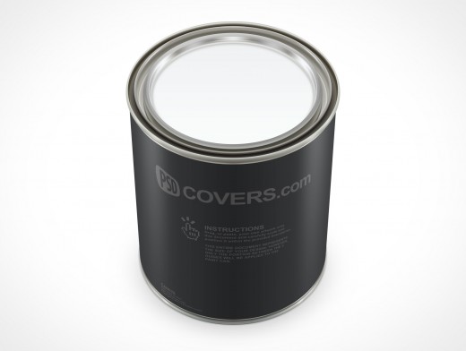 32oz Paint Can Mockup 28