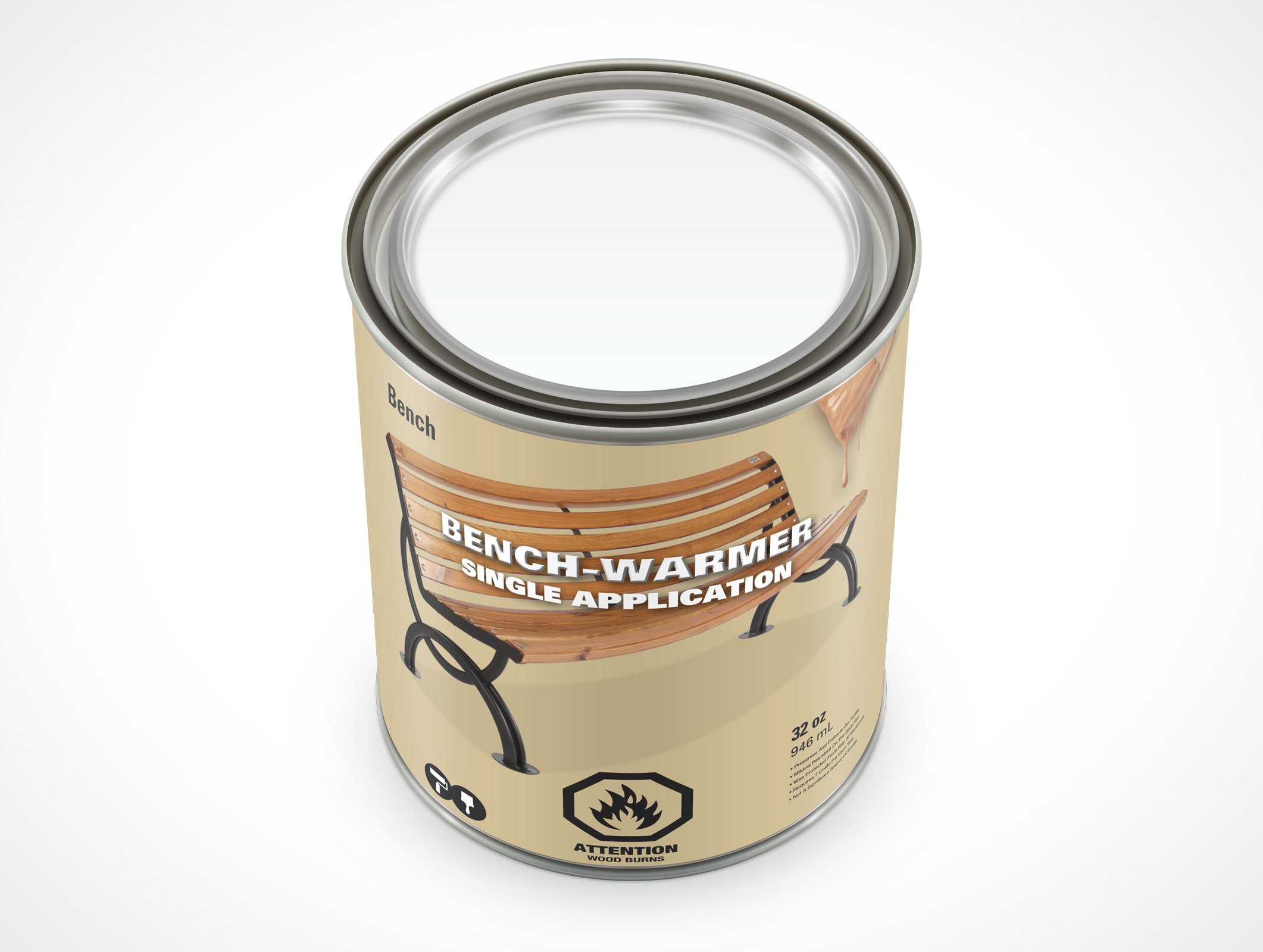 32oz Paint Can Mockup 28r4