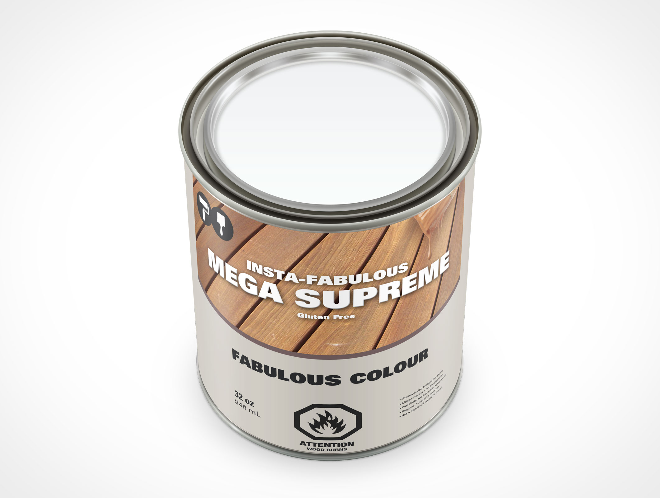 32oz Paint Can Mockup 28r5