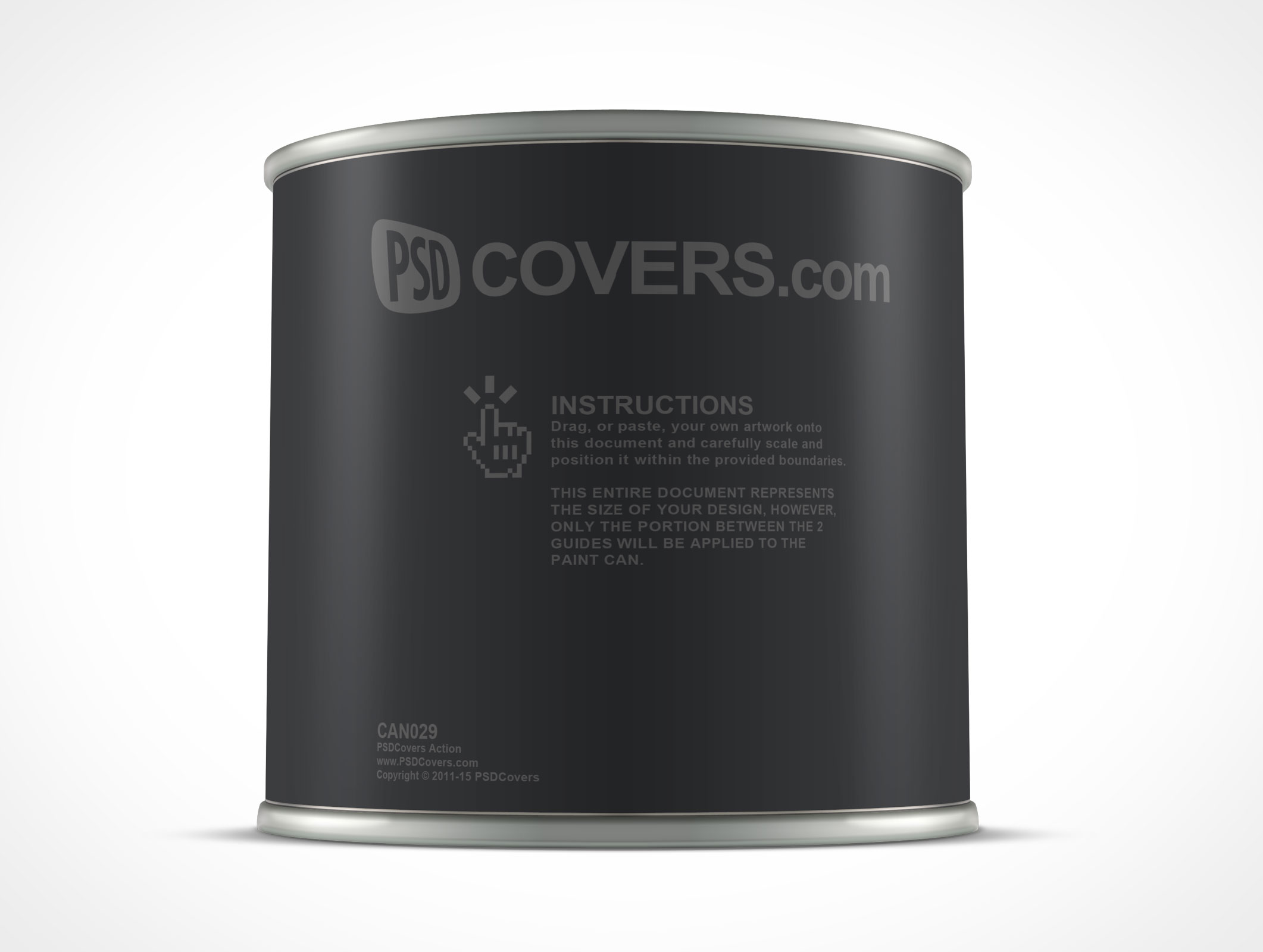 8oz Paint Can Mockup 29