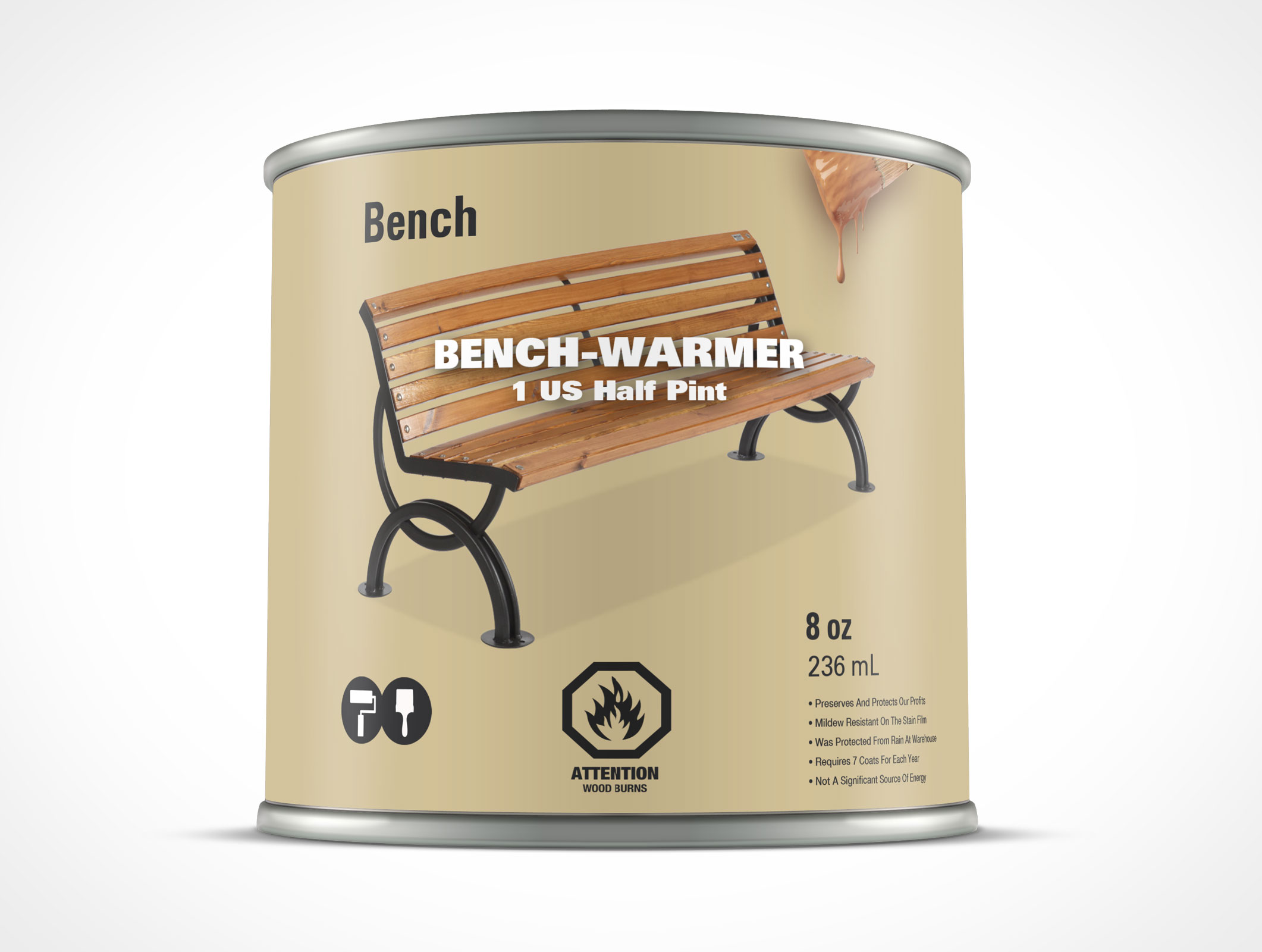8oz Paint Can Mockup 29r4