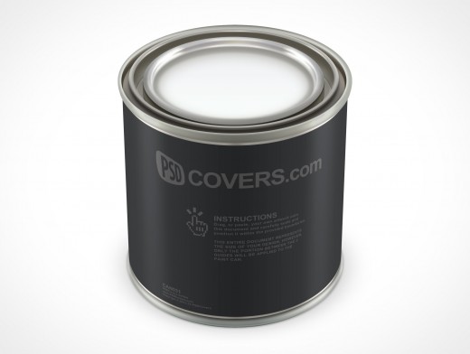 8oz Paint Can Mockup 31