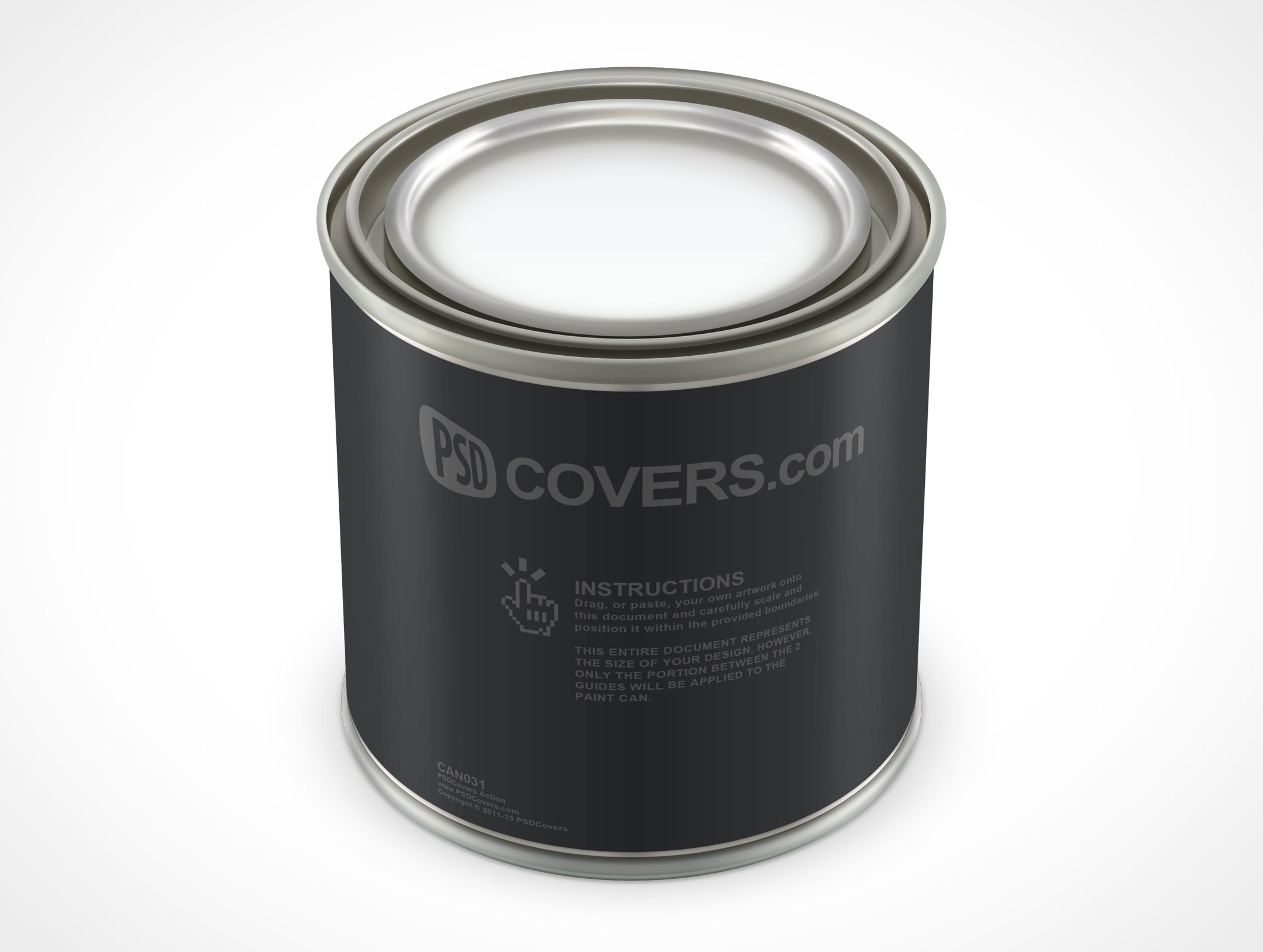 8oz Paint Can Mockup 31