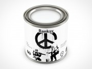 8oz Paint Can Mockup 31r