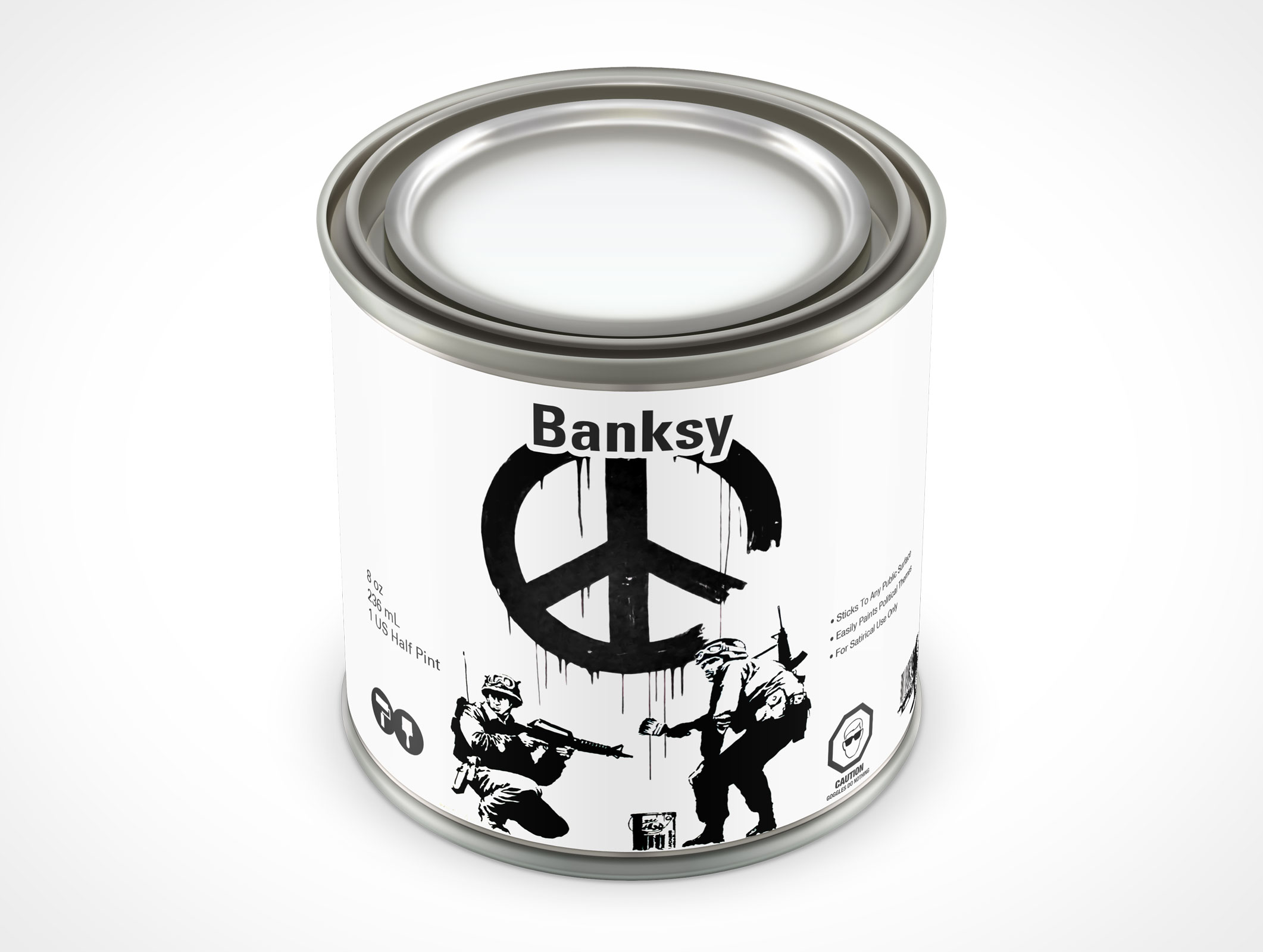 8oz Paint Can Mockup 31r