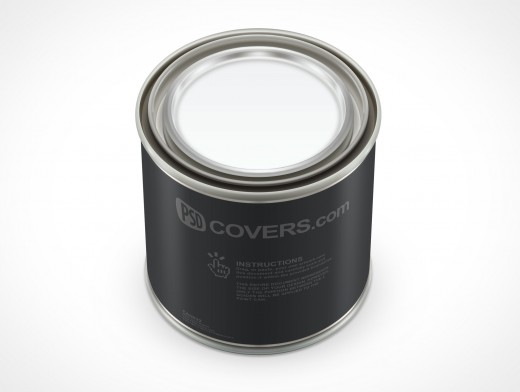 8oz Paint Can Mockup 32