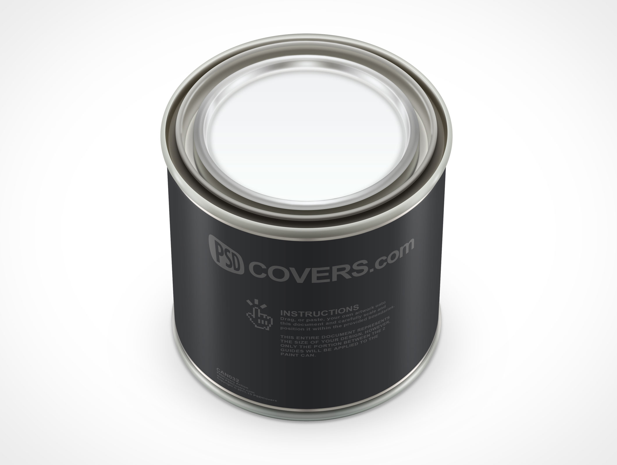 8oz Paint Can Mockup 32