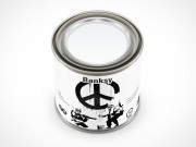 8oz Paint Can Mockup 32r