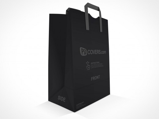 Grocery Paper Bag Mockup 1