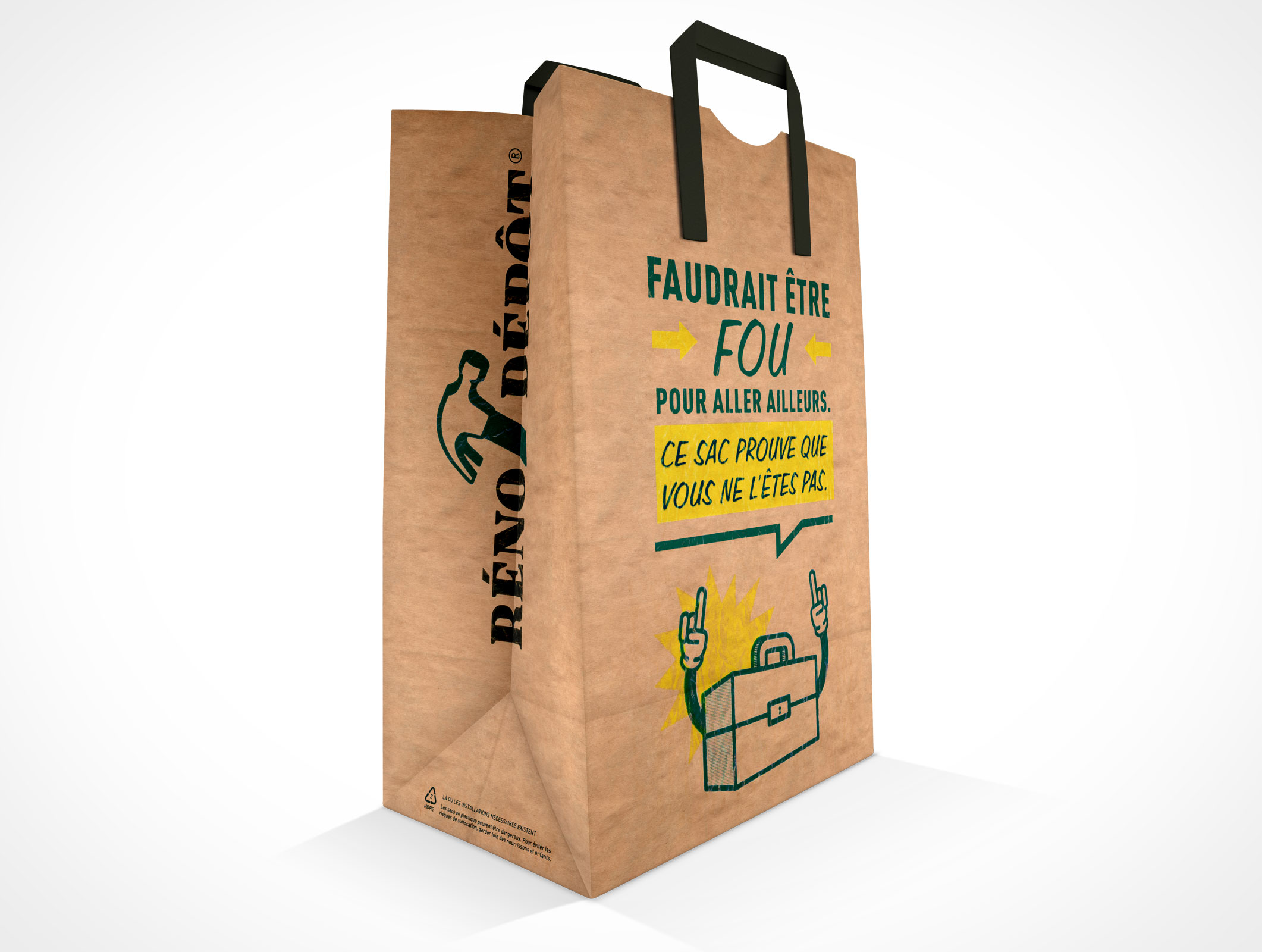 Grocery Paper Bag Mockup 1r4