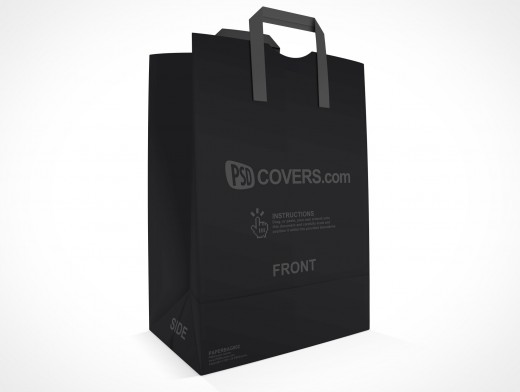 Grocery Paper Bag Mockup 2