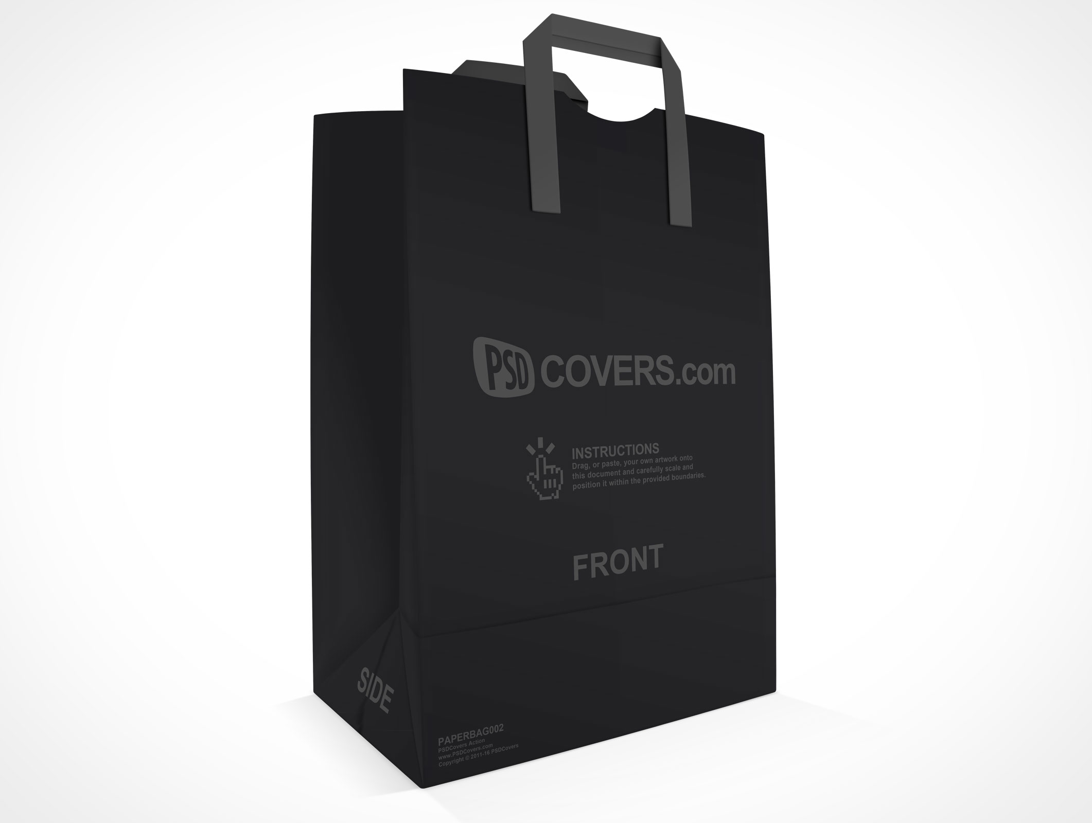 Grocery Paper Bag Mockup 2