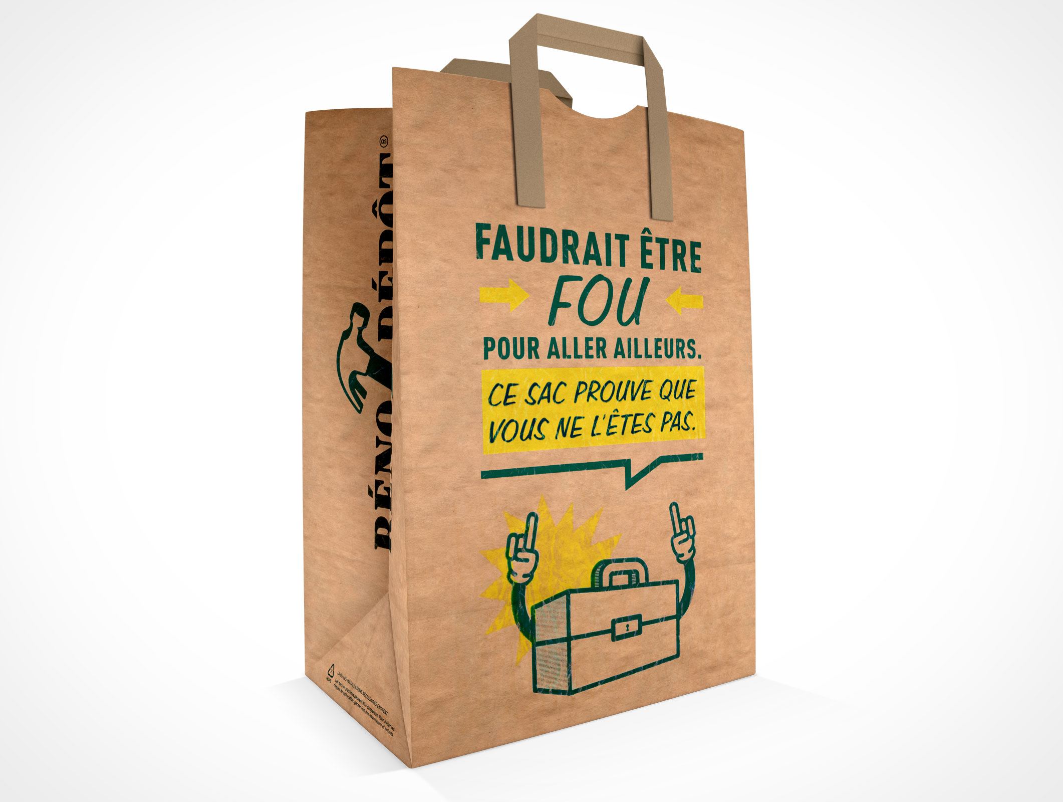 Grocery Paper Bag Mockup 2r2