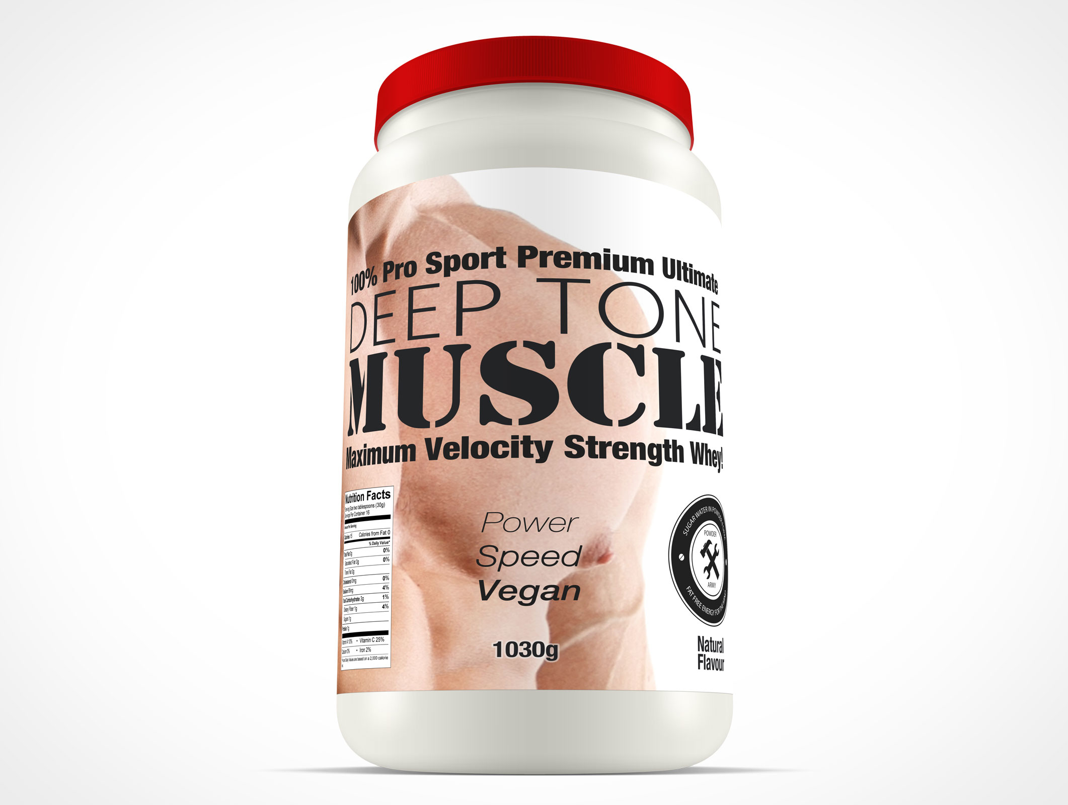 Protein Container Mockup 1r4