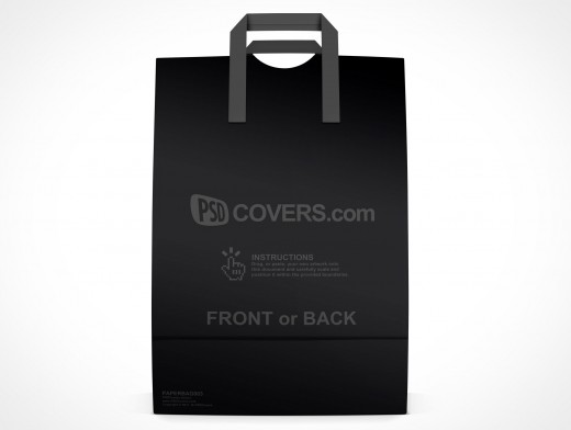 Grocery Paper Bag Mockup 3