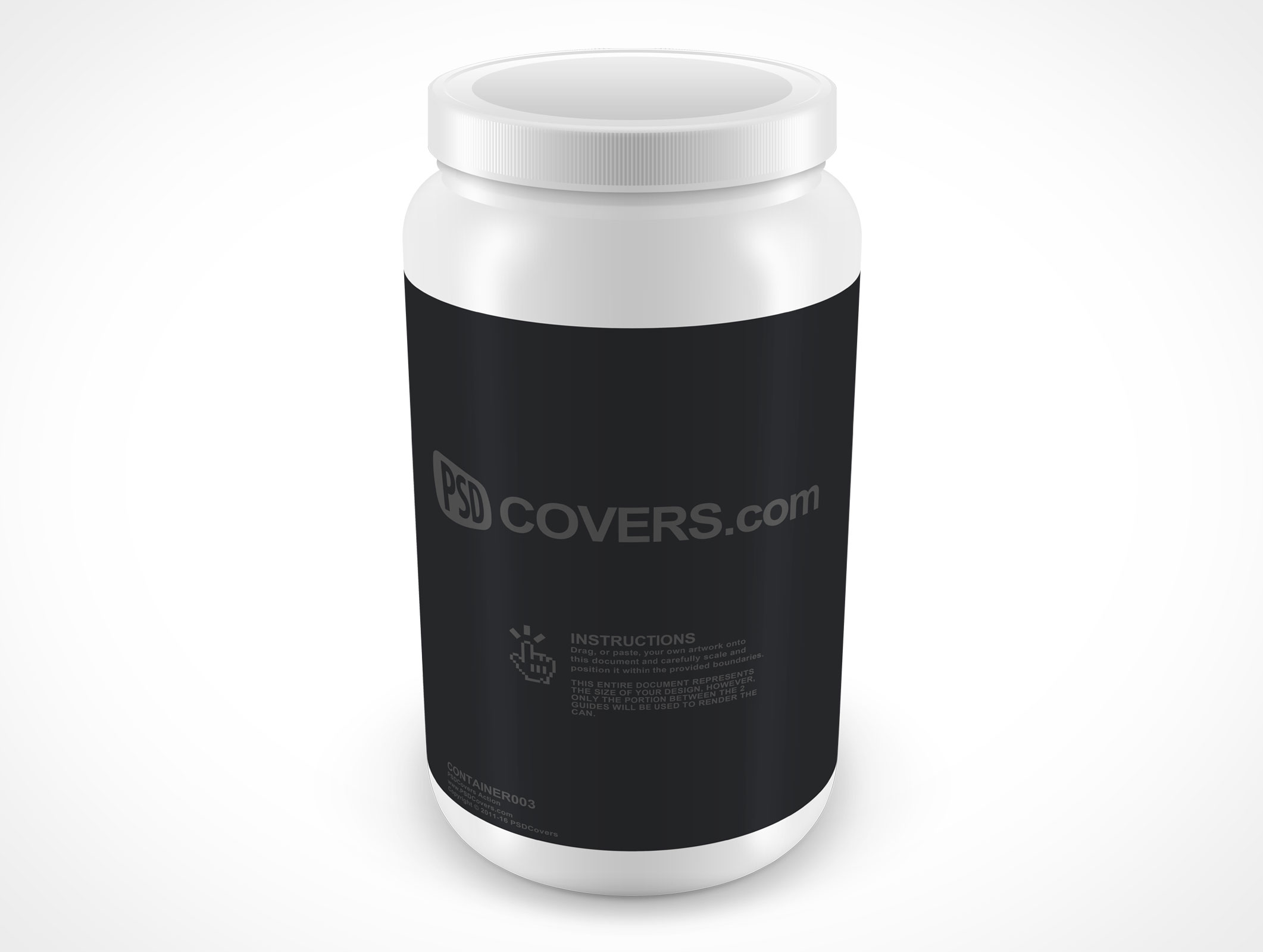 Protein Container Mockup 3
