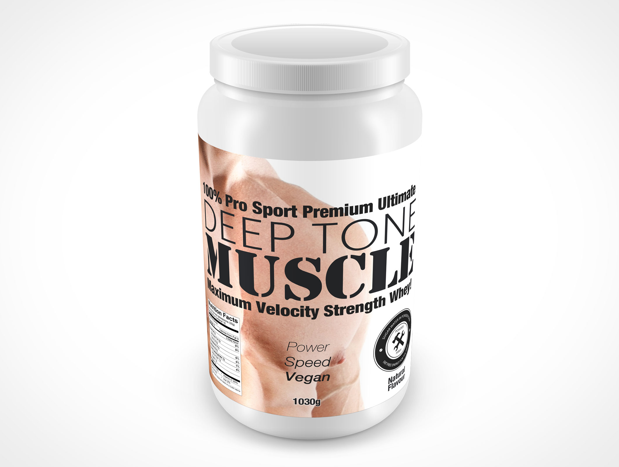 Protein Container Mockup 3r3
