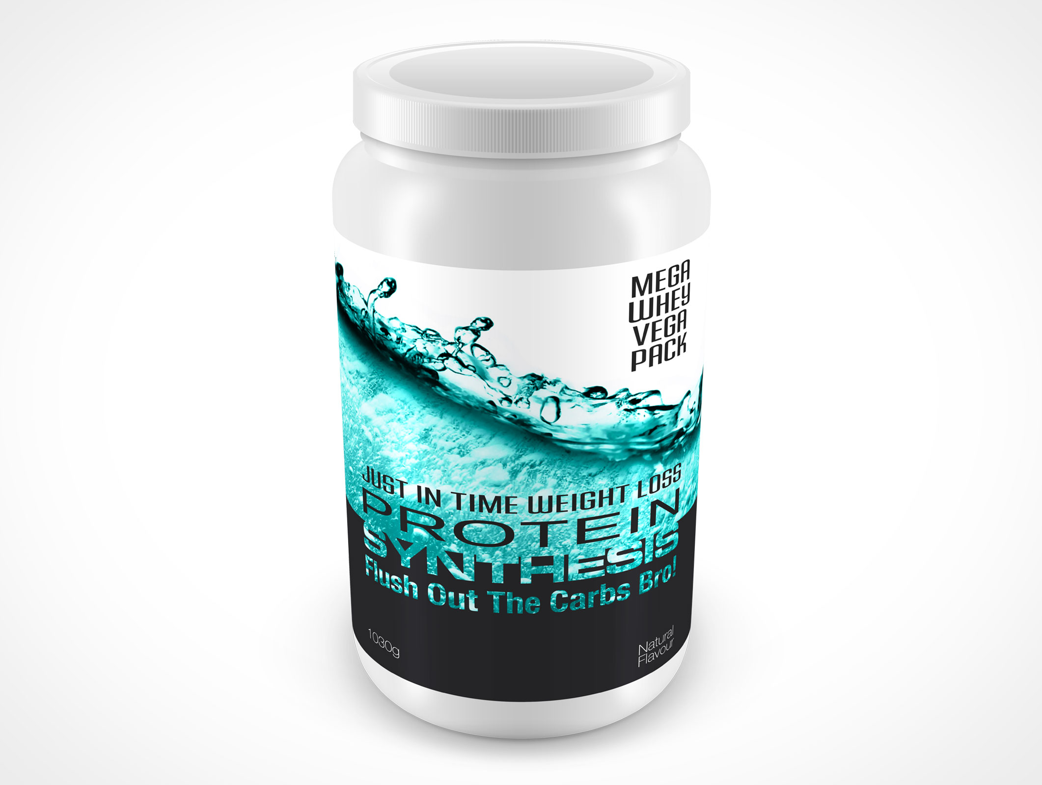 Protein Container Mockup 3r4