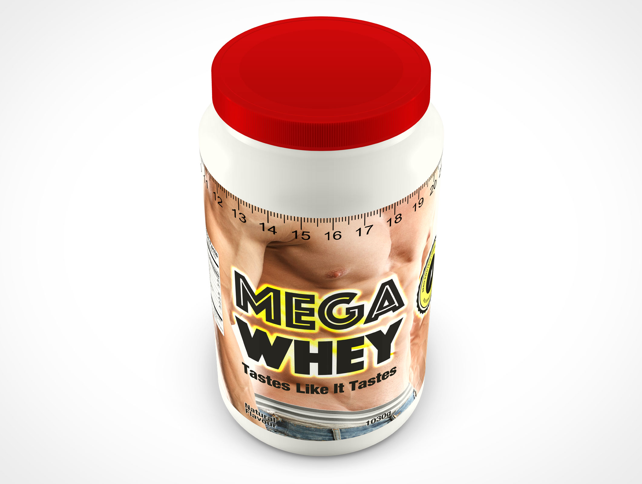 Protein Container Mockup 4r