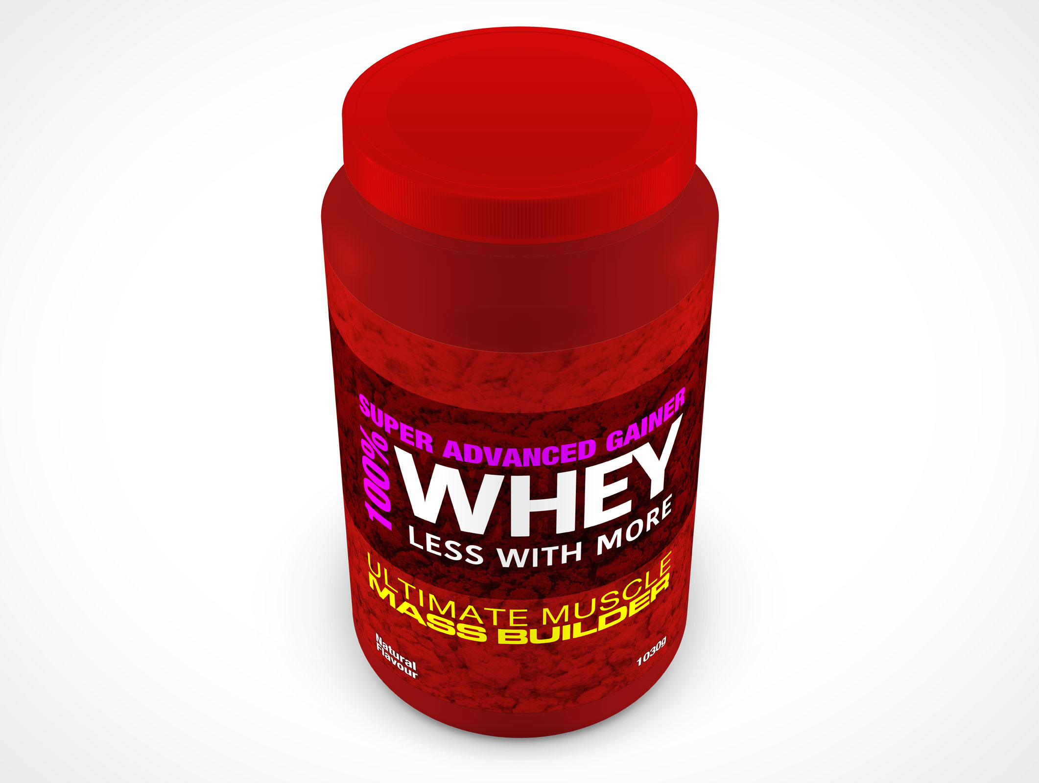 Protein Container Mockup 4r3