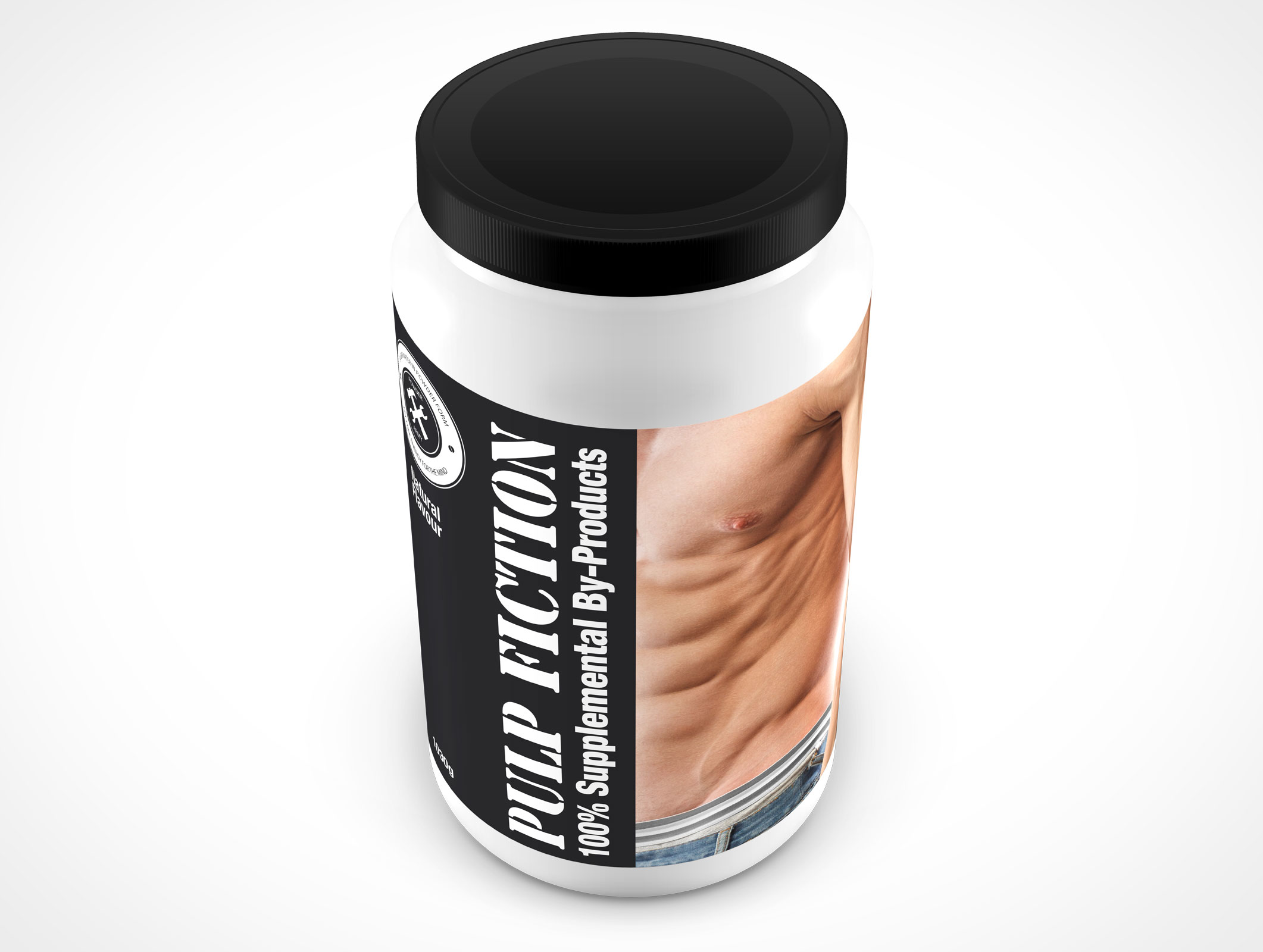 Protein Container Mockup 4r4