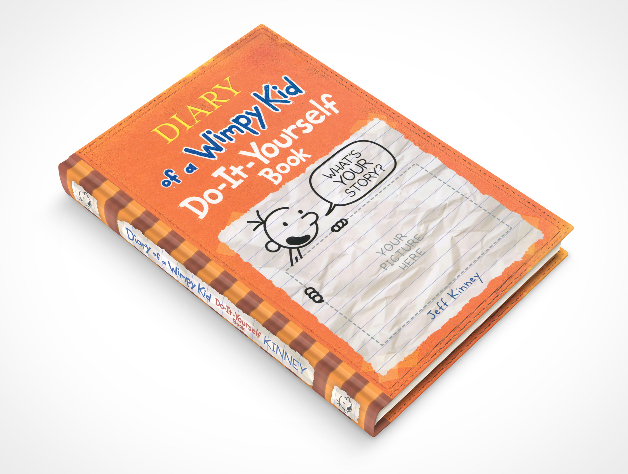 Children's Hardbound Book Mockup 5r2