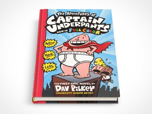 Children's Hardbound Book Mockup 8r