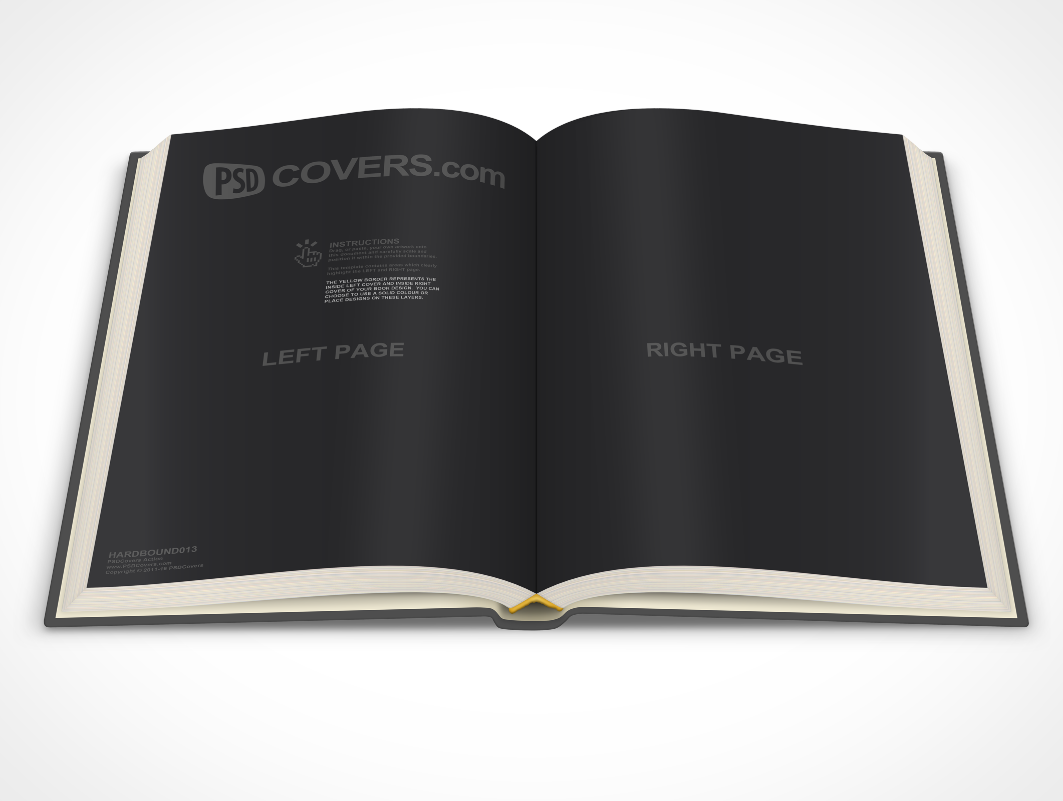 Children's Hardbound Book Mockup 13