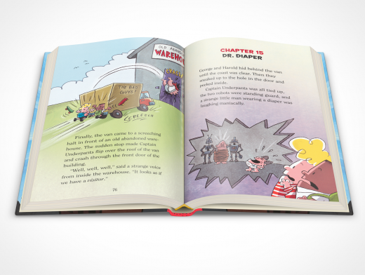 Children's Hardbound Book Mockup 13r