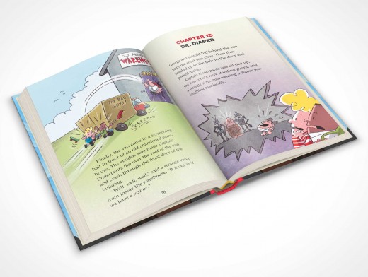 Children's Hardbound Book Mockup 14r