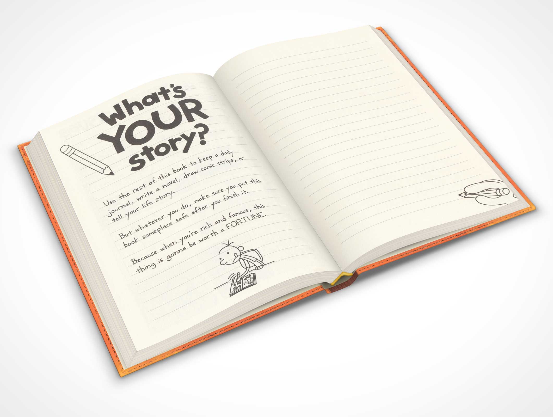 Children's Hardbound Book Mockup 14r2