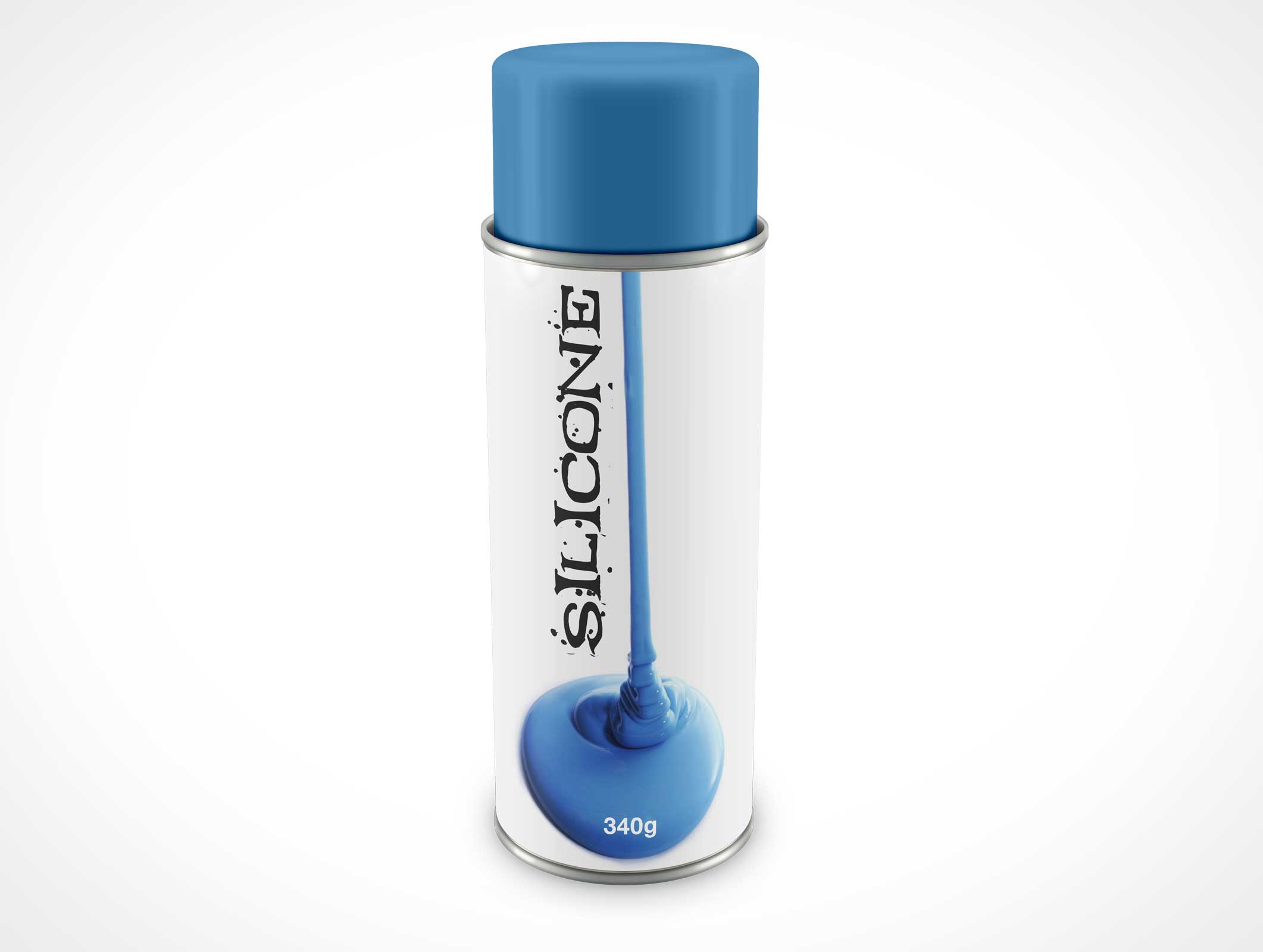 Aerosol Spray Paint Can Mockup 33r5