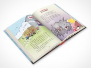 Children's Hardbound Book Mockup 15r